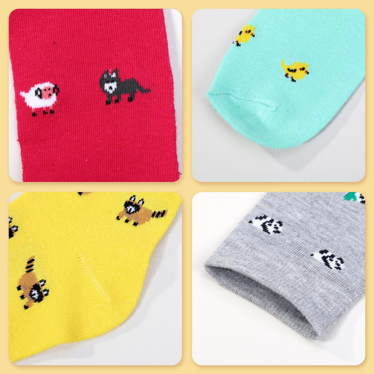 VINSANI Animal Socks 5pk 1010419