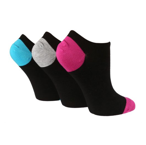 Wildfeet - 3 Pack Ladies Bamboo Trainer Socks