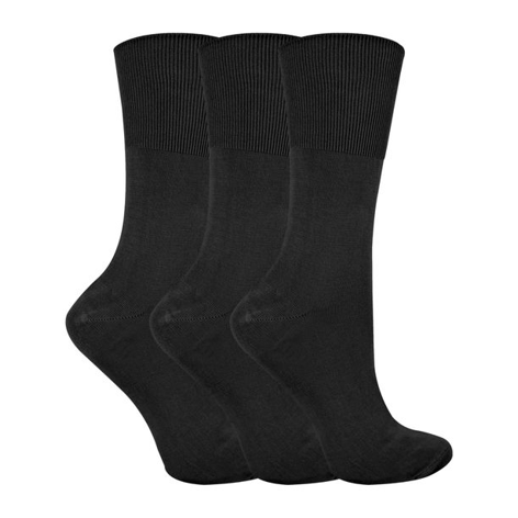 Sock Snob - 3 Pairs Ladies Non Elastic Bamboo Socks