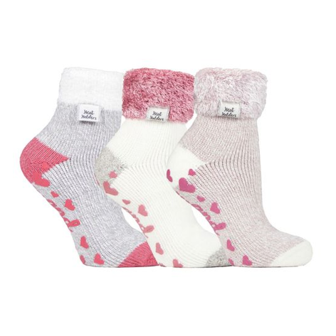 Heat Holders - 3 Pack Lounge Socks With Grips