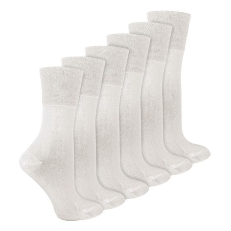 IOMI Footnurse - 6 Pairs Ladies Bamboo Non Elastic Diabetic Socks