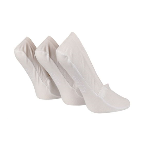 Wildfeet 3 Pack Ladies Bamboo Invisible No Show Socks