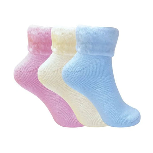 Sleeperzzz - 3 Pairs Ladies Bed Socks