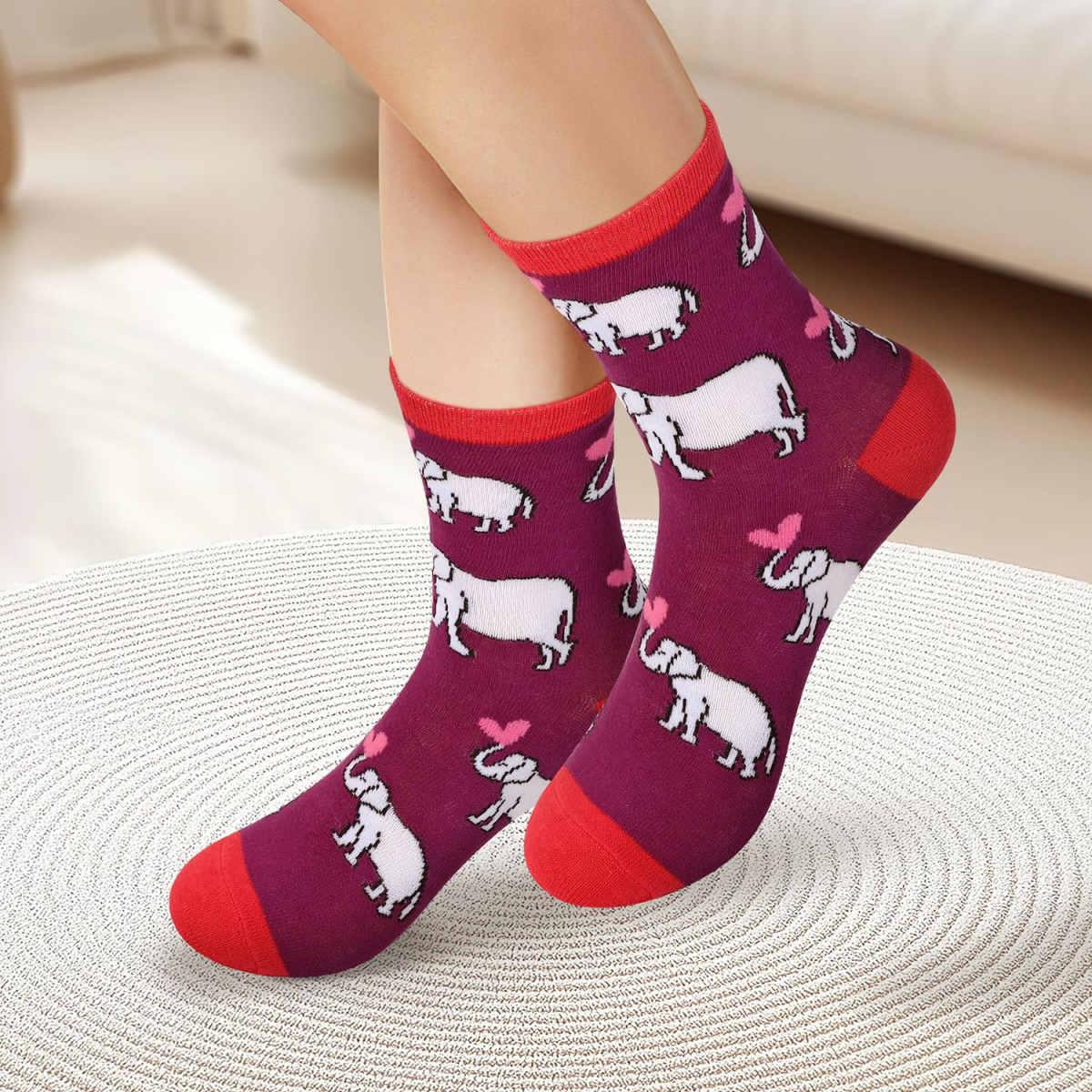VINSANI Elephant Socks 5pk 1010413