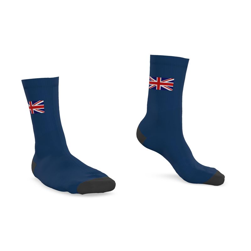 Union Flag Socks, Blue, 9.5-12 UK Large