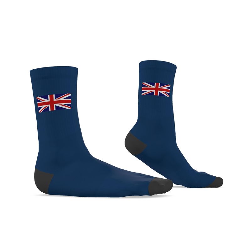 Union Flag Socks, Blue, 9.5-12 UK Large