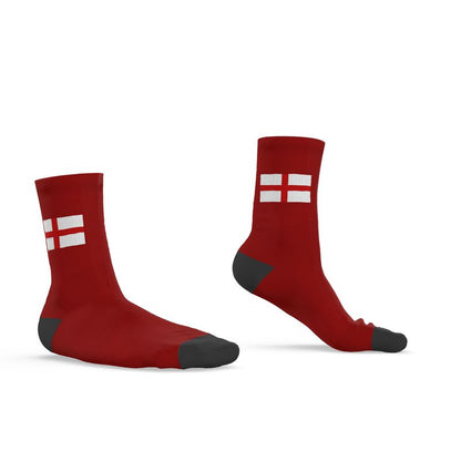 England Crew Socks, Red, 6.5-9 UK Medium