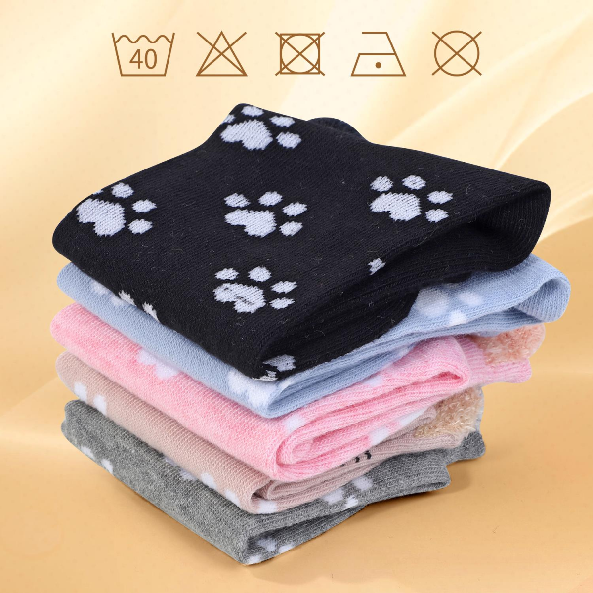 VINSANI Cat Socks 5pk 1010412
