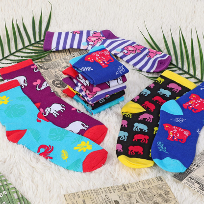 VINSANI Elephant Socks 5pk 1010413