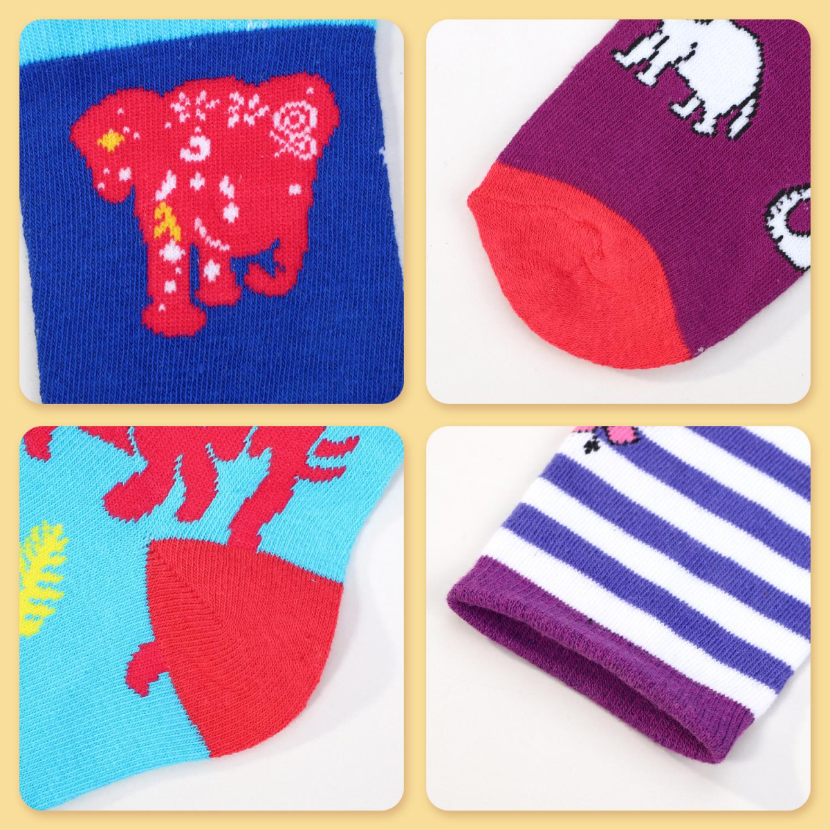 VINSANI Elephant Socks 5pk 1010413