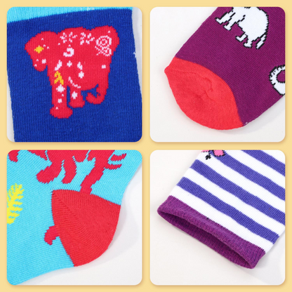VINSANI Elephant Socks 5pk 1010413