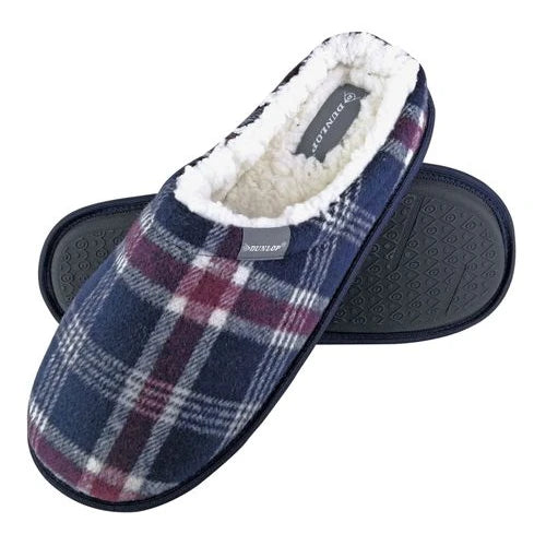 Dunlop: Men's CHECKERED (7179) Plaid Slippers