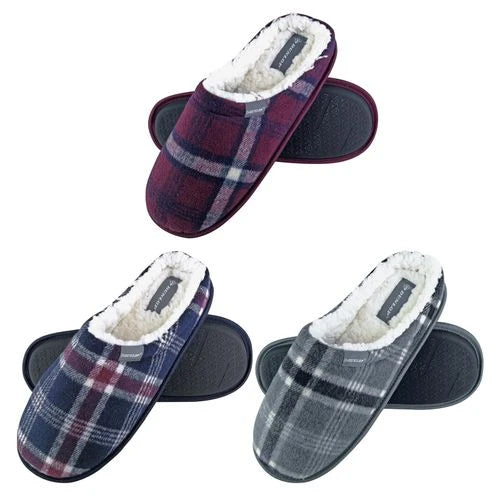 Dunlop: Men's CHECKERED (7179) Plaid Slippers