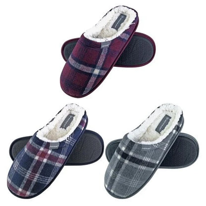 Dunlop: Men's CHECKERED (7179) Plaid Slippers