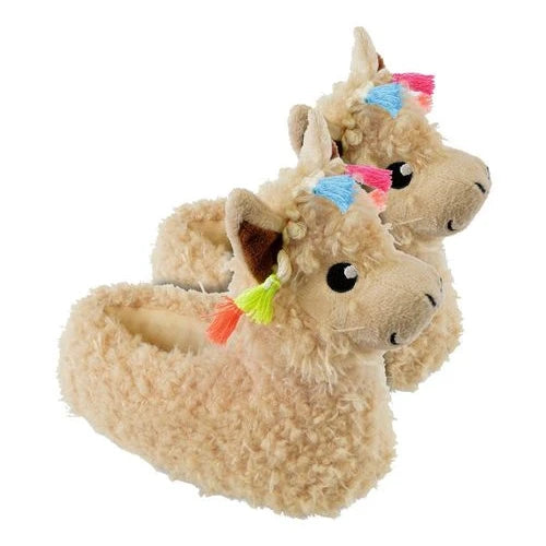 Sock Snob: Kids Llama Slippers