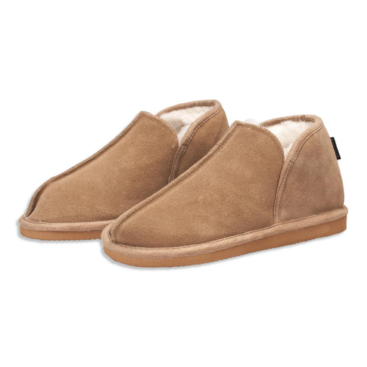 Nordvek Women's Suede Boot Style Slippers With Rubber Sole