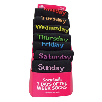 Sock Snob - Ladies Days of The Week Socks