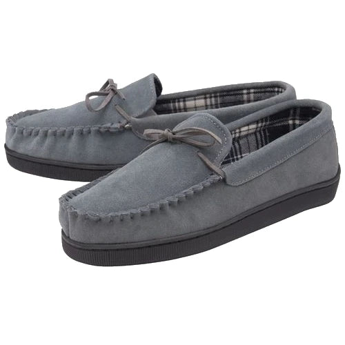 Dunlop: Men's SHAUN Leather Moccasin Slippers
