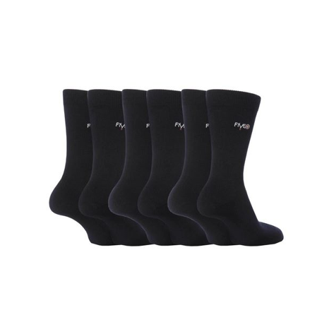 FiveG - 6 Pairs Mens Fairtrade Cotton Socks