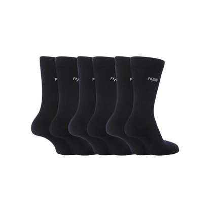 FiveG - 6 Pairs Mens Fairtrade Cotton Socks