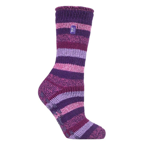 Heat Holders - Ladies Juniper / Petunia Slipper Socks