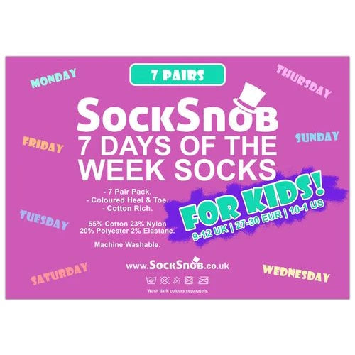 Sock Snob - Kids Days of The Week Socks