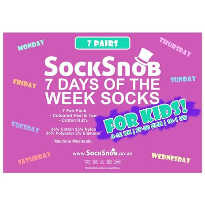 Sock Snob - Kids Days of The Week Socks