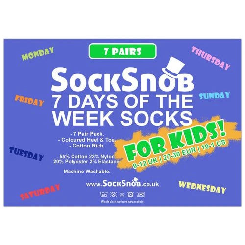 Sock Snob - Kids Days of The Week Socks