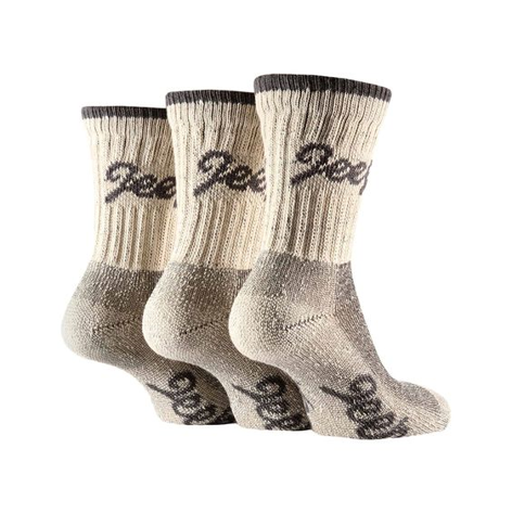 Jeep - 3 Pairs Ladies Terrain Hiking Socks