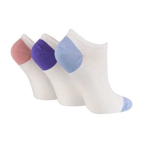 Wildfeet - 3 Pack Ladies Bamboo Trainer Socks