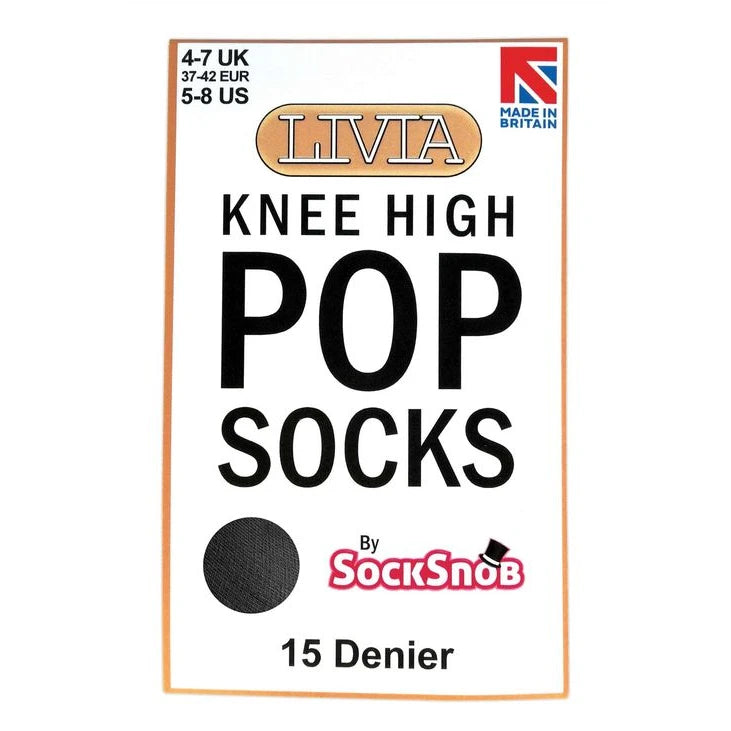 LIVIA - 3 Pairs Knee High Pop Socks