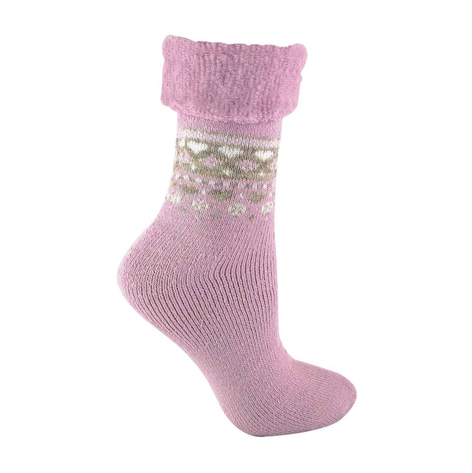 Sock Snob - Ladies Turnover Top Wool Bed Socks