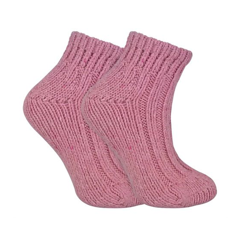Sock Snob - Ladies Chunky Knit Wool Ankle Socks