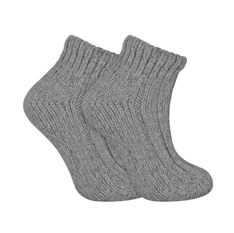 Sock Snob - Ladies Chunky Knit Wool Ankle Socks