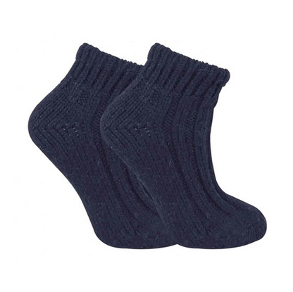 Sock Snob - Ladies Chunky Knit Wool Ankle Socks