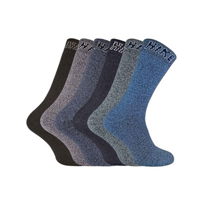 Sock Snob - 6 Pairs Men's Hike Socks 6-11 UK