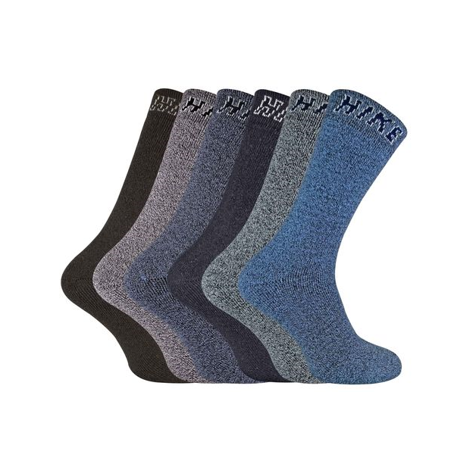 Sock Snob - 6 Pairs Men's Hike Socks 6-11 UK