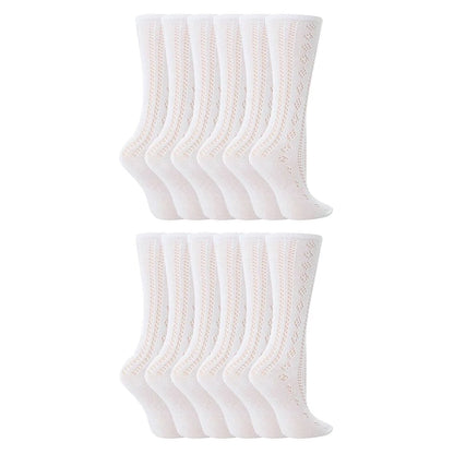 Sock Snob - 12 Pairs Girls Cotton Pelerine Socks