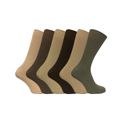 Sock Snob - 6 Pairs 100% Cotton Socks