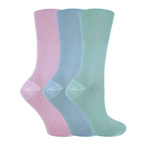 Sock Snob - 3 Pairs Ladies Non Elastic Bamboo Socks