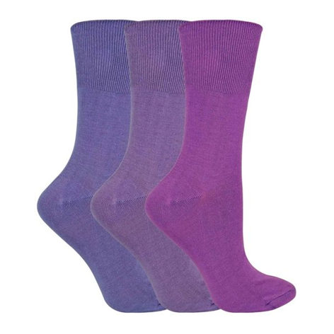 Sock Snob - 3 Pairs Ladies Non Elastic Bamboo Socks