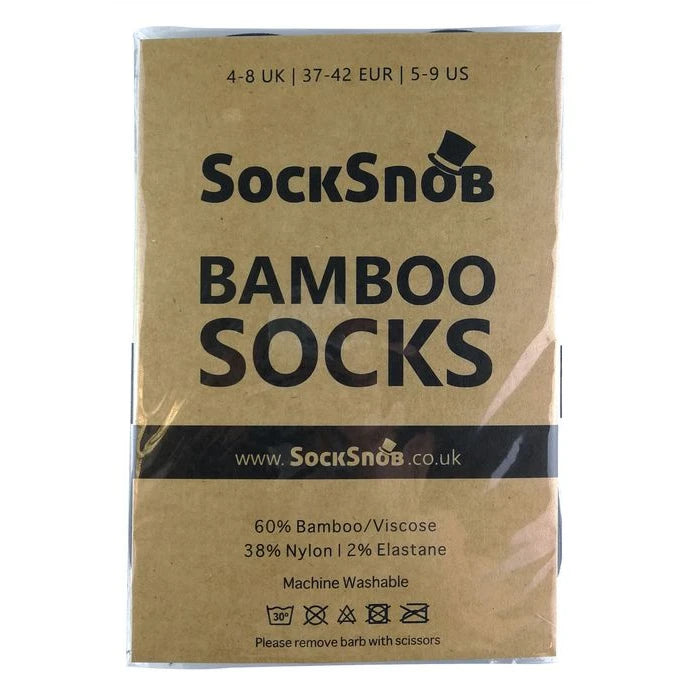 Sock Snob - 4 Pairs Ladies Bamboo Invisible Socks