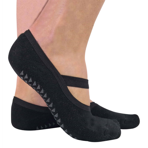 Sock Snob - 2 Pairs Ladies Invisible Anti Slip Yoga Socks