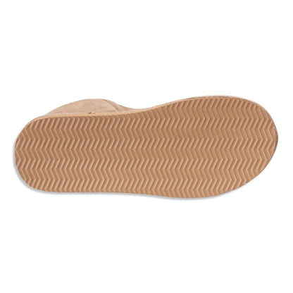 Nordvek Mens Suede Boot Style Slippers With Rubber Sole