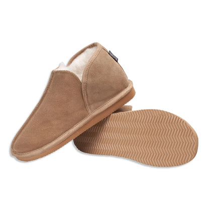 Nordvek Mens Suede Boot Style Slippers With Rubber Sole