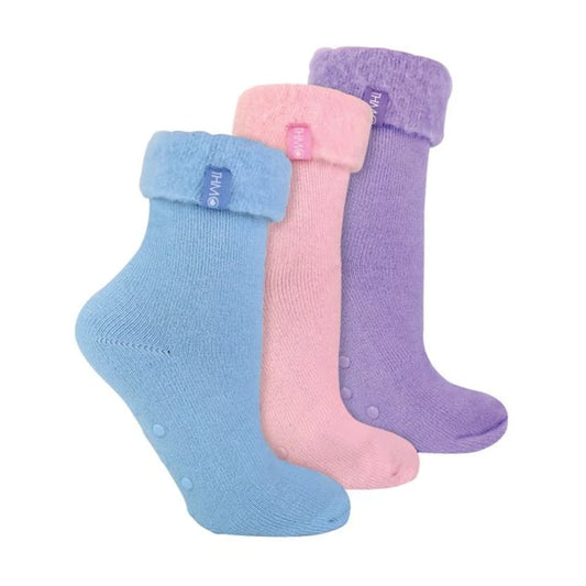 THMO - 3 Pack Ladies Slipper Bed Socks
