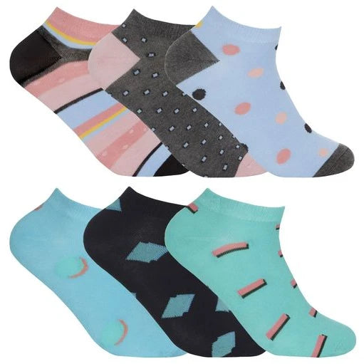 Sock Snob - 12 Pairs Girls Bamboo Trainer Socks