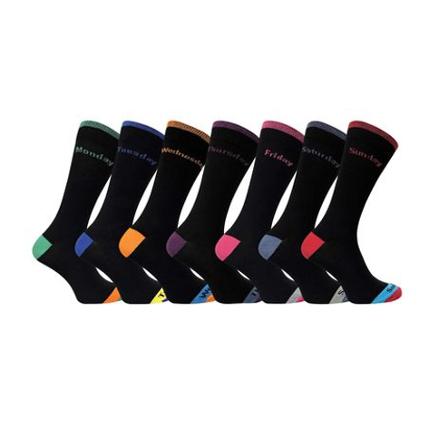 Sock Snob - 7 Pairs Men's 7 Days of the Week Socks