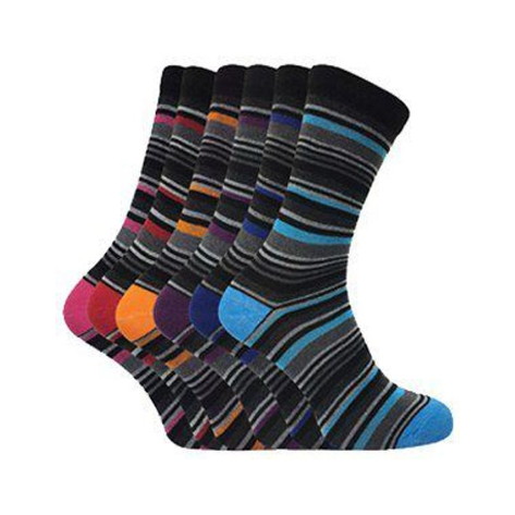 Sock Snob - 6 Pairs Men's DEE Patterned Cotton Socks