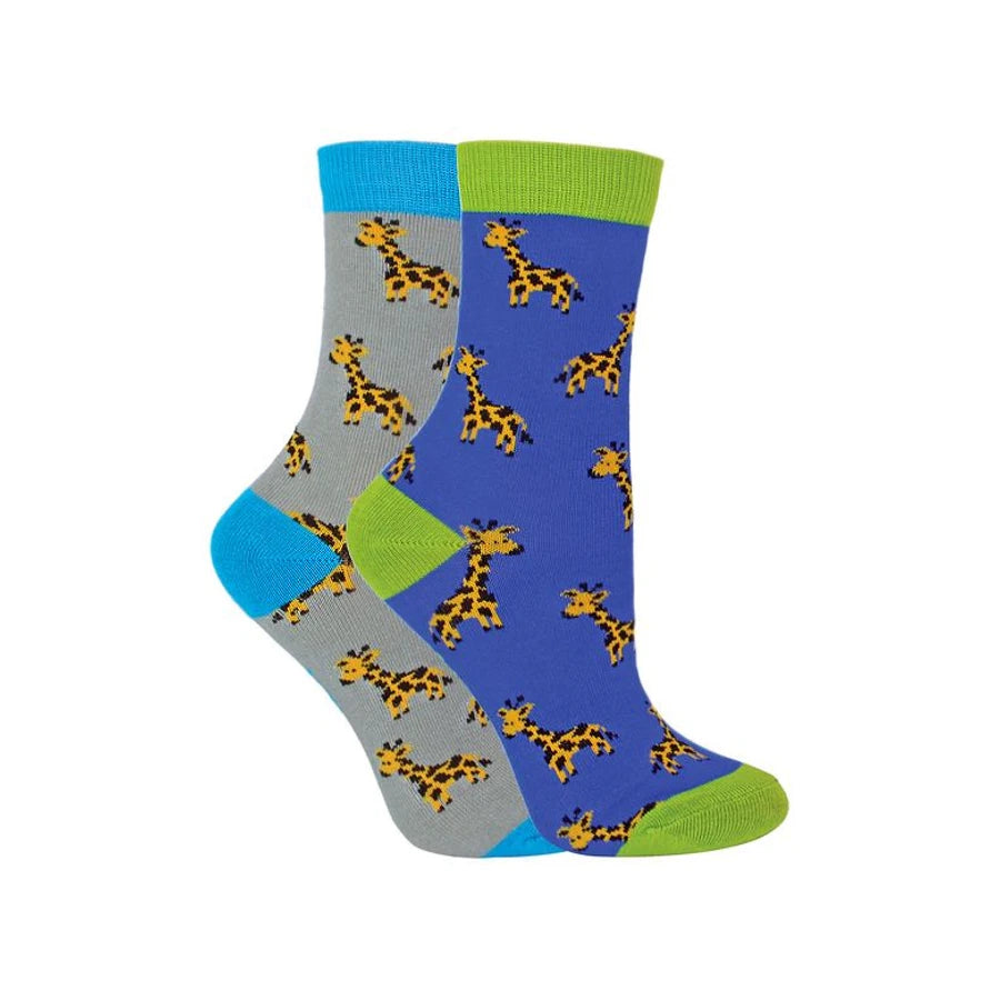 Mr Heron - 2 Pack Boys Bamboo Animal Socks